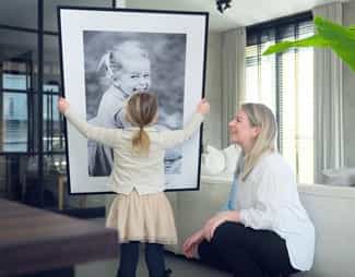 Mère et fille avec BIGS.